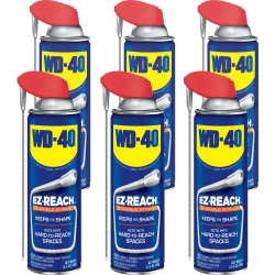 WD-40 EZ Reach Flexible Straw Lubricant - 14.40 fl oz - Corrosion Resistant - 6 / Carton WD-40 EZ Reach Flexible Straw Lubricant - 14.40 fl oz - Corrosion Resistant - 6 / Carton