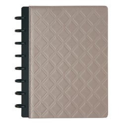 OfficeDepotノート TUL Discbound Notebook With Debossed Leather Cover Junior