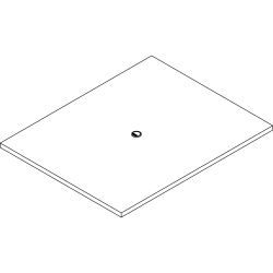 Lorell Prominence 2.0 Rectangular Conference Tabletop - For - Table TopMahogany Rectangle, Laminated Top x 60