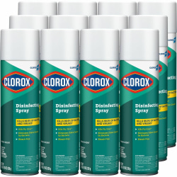 Clorox Commercial Solutions Disinfecting Aerosol Spray - 19 fl oz (0.6 quart) - Fresh Scent - 432 / Bundle - Deodorize, Bleach-free, Antibacterial, Disinfectant