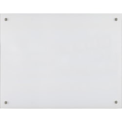 R&G Magnetic Glass Dry Erase Whiteboard,48x36“ Frameless White Writing Board Set for Office,School and Home 