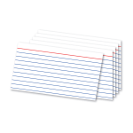 Office Depot Brand Index Cards And Tray Set 3 x 5 White Pack Of 180 Cards -  Office Depot