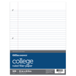 36 Pack) True Red College Ruled Filler Paper 8 x 10-1/2 120 Sheets  (TR37427)