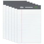 Office Depot Brand Professional Legal Pad With Privacy Cover 5 x 8 Narrow  Ruled White 100 Pages 50 Sheets Black - Office Depot