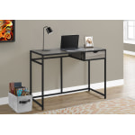 Brown Desk with Black Metal CO 242