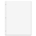 Emraw College Ruled 3-Hole Punched Filler Paper, 100 Sheets per Pack, White