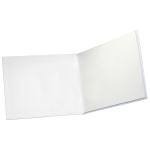Plain White Blank Book 6W x 8H Hardcover 28 Pages 14 Sheets