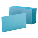 Oxford Color Index Cards Unruled 4 x 6 Blue Pack Of 100 - Office Depot