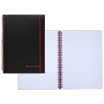 Black n Red Twinwire Soft Cover Business Notebook 11 34 x 8 14