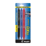 Pilot FriXion Synergy Clicker Erasable Retractable Gel Pens Extra Fine  Point 0.5 mm Black Barrel Assorted Ink Pack Of 3 Pens - Office Depot
