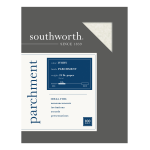 Southworth Parchment Specialty Paper 8 12 x 11 24 Lb Ivory Pack Of 100 -  Office Depot