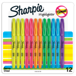 BIC Brite Liner Highlighters Pocket Style Chisel Tip Assorted Colors Box Of  12 - Office Depot