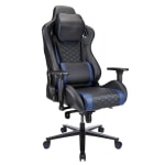 RS Gaming Davanti Vegan Leather High Back Gaming Chair BlackBlue