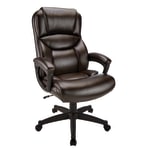 Office depot deals brown leather chair