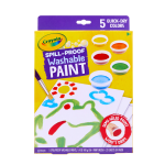  Crayola Spill Proof Paint Set, Washable Paint for Kids, Ages 3,  4, 5, 6 : Toys & Games