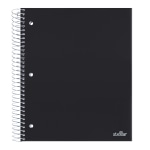 Office Depot Brand Stellar Notebook With Spine Cover 6 x 9 12 3 Subject  College Ruled 120 Sheets Black - Office Depot