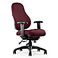Neutral Posture® E-Series™ High-Back Ergo Chair, 39"H x 26"W x 26"D, Burgundy