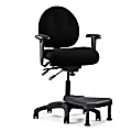 Neutral Posture® E-Series™ Mid-Back Stool With Nextep® Footrest, Black 1 thumbnail image
