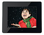 Ativa™ 8" Digital Photo Frame, Black