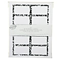 Gartner Studios® Designed Business Cards, 3 1/2" x 2", Black/White Vine, Pack Of 250