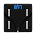 Conair® WW Bluetooth Body Analysis Scale, 1”H x 11-13/16”W x 11-13/16”D, Black 1 thumbnail image
