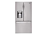 LG 22 cu. ft. Smart WI-FI Enabled French Door Counter-Depth Refrigerator - 22.10 ft³ - Non-reversible - 1x Freezer Drawer(s) - 14.80 ft³ Net Refrigerator Capacity - 7.30 ft³ Net Freezer Capacity 1 thumbnail image