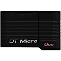 Kingston 8GB DataTraveler Micro USB FLash Drive - 8 GB - USB - Black - 5 Year Warranty 1 thumbnail image