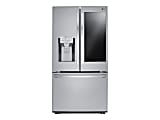 LG LFXS26596S - Refrigerator/freezer - french door bottom freezer with water dispenser, ice dispenser - Wi-Fi - width: 35.7 in - depth: 34.9 in - height: 69.8 in - 26 cu. ft - stainless steel
