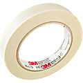 3M™ 69 Glass Cloth Electrical Tape, 3" Core, 1" x 108', White, Case Of 9