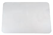 Realspace® Desk Pad With Antimicrobial  Protection, 20" H x 36" W, Clear