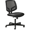 HON® Volt Bonded Leather Mid-Back Chair, Black