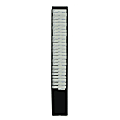 Acroprint M120R Expanding Time Card Rack, 25 Pockets, 26.5" x 4" x 2.25", Black 1 thumbnail image