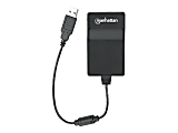 Manhattan USB 2.0 to HDMI Adapter, Black