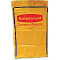 Rubbermaid Commercial Cleaning Cart Replacement Bag - 20.15 gal - 10.50" Width x 17.20" Length - Yellow - Vinyl - 1Each - Janitorial Cart