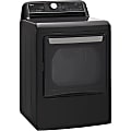LG DLEX7900BE Electric Dryer - 7.30 ft³ - Front Loading - Vented - 12 Modes - Steam Function - Black Steel - Energy Star