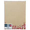 Gartner™ Studios Stationery, 8 1/2" x 11", Ivory/Pink Flower, Pack Of 100 Sheets 1 thumbnail image
