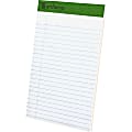 TOPS Perforated Jr. Legal Rule Pads,  5" x 8", Legal Rule, 50 Sheets Per Pad, White, Pack Of 12 1 thumbnail image
