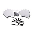 Zebra - Polyvinyl chloride (PVC) - 30 mil - white - CR-80 Card (3.37 in x 2.13 in) 500 card(s) High Coercivity Magnetic Stripe card - for Zebra P100i, P110i, P110m, P120i, P330i, P330m, P430i; ZXP Series 8