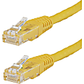 StarTech.com 6ft CAT6 Ethernet Cable - Yellow Molded Gigabit CAT 6 Wire - 100W PoE RJ45 UTP 650MHz - Category 6 Network Patch Cord UL/TIA - 6ft Yellow CAT6 up to 160ft - 650MHz - 100W PoE - 6 foot UL ETL verified