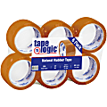 Tape Logic® #57 Natural Rubber Tape, 2" x 55 Yd., Clear, Case Of 6