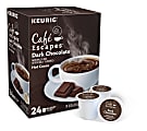 Café Escapes™ Dark Chocolate Hot Cocoa Single-Serve K-Cup®, Box Of 24