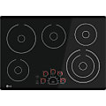 LG LCE3010SB Electric Cooktop - 30" Wide - 5 Cooking Element(s) Gas Element - 3000 W Electric Element - Glass Ceramic Cooktop - Black