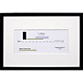 Business License/Certificate Frames, Black/Clear Glass, Pack Of 12