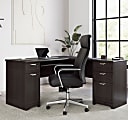 Realspace® Magellan 59"W L-Shape Corner Computer Desk, Espresso 1 thumbnail image