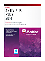 McAfee® AntiVirus Plus 2014, For 3 PCs, eCard 1 thumbnail image