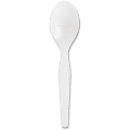Genuine Joe Heavyweight Disposable Spoons - 1 Piece(s) - 1000/Carton - Spoon - 1 x Spoon - Disposable - White