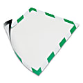 DURABLE DURAFRAME Security Magnetic Sign Holders, 9-1/2" x 12", Green/White, Set Of 2 Holders 1 thumbnail image