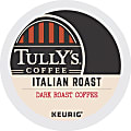 Tully's® Coffee Single-Serve Coffee K-Cup® Pods, Italian Roast, Carton Of 24