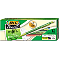 BIC® Ecolutions™ Xtra-Life Mechanical Pencils, 65% Recycled, Assorted Barrel Colors, 0.7mm, Pack Of 12 1 thumbnail image
