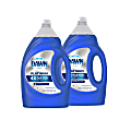 Dawn® Platinum Dishwashing Liquid Dish Soap, Refreshing Rain, 54.8 Oz, Blue, Pack Of 2 Bottles